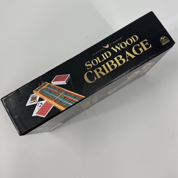 Cardinal Classics Solid Wood Cribbage Folding Gameboard - Picture 4 of 8